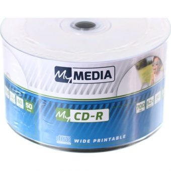 Verbatim CD-R 52X 700MB Wide Printable 1 Pack 50 Pieces 69206 - Image 2