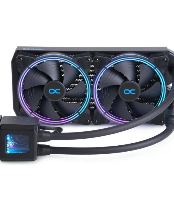 Alphacool Eisbaer Aurora 280 RGB CPU Liquid Cooler Black 11729