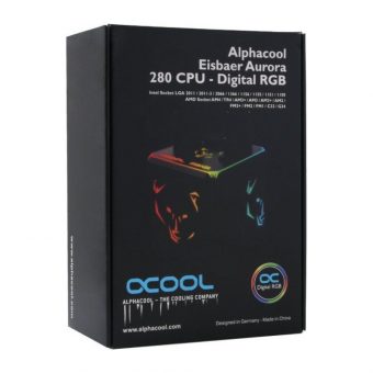 Alphacool Eisbaer Aurora 280 RGB CPU Liquid Cooler Black 11729 - Image 10