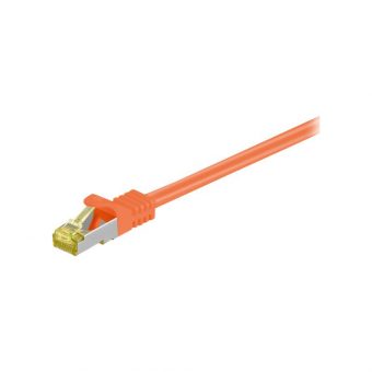 GooBay S/FTP RJ45 Cat.7 LSZH Snagless 0.5m Orange 91579