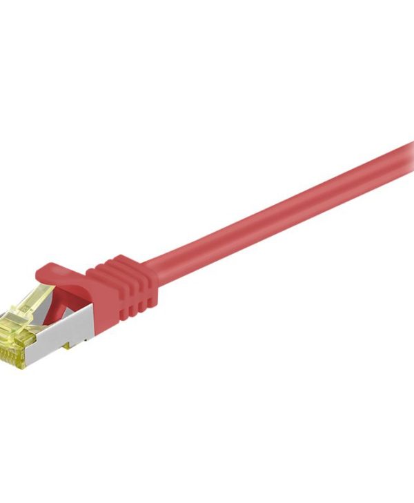GooBay S/FTP RJ45 Cat.7 LSZH Snagless 2m Red 91607