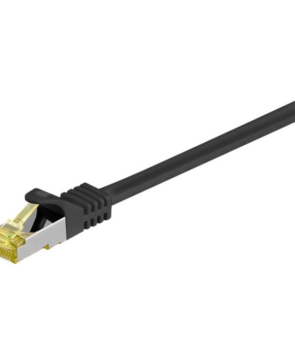 GooBay S/FTP RJ45 Cat.7 LSZH Snagless 1.5m Black 91599