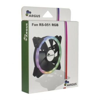 Inter-Tech Argus RS-051 RGB 120 Case Fan Black 88885508 - Image 6