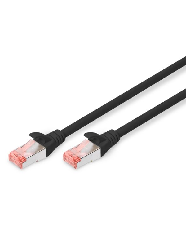Digitus S/FTP RJ45 Cat.6 LSOH Snagless 3m Black DK-1644-030/BL