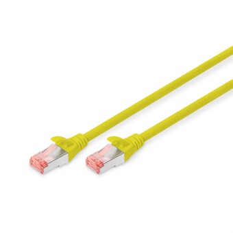 Digitus S/FTP RJ45 Cat.6 LSOH Snagless 0.5m Yellow 10pcs. DK-1644-005-Y-10