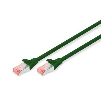 Digitus S/FTP RJ45 Cat.6 LSOH Snagless 1m Green 10pcs. DK-1644-020-G-10