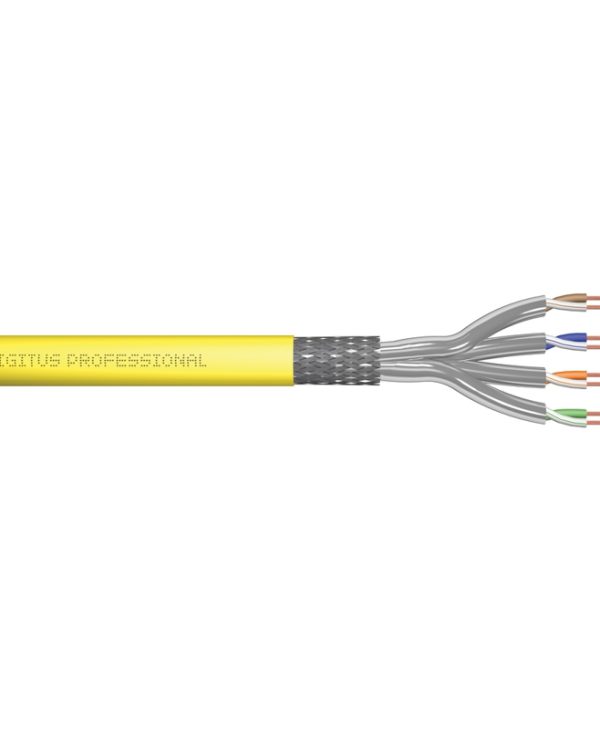Digitus S/FTP Cat.7a LSZH-Dca Installation Simplex 1000m Yellow DK-1743-A-VH-10