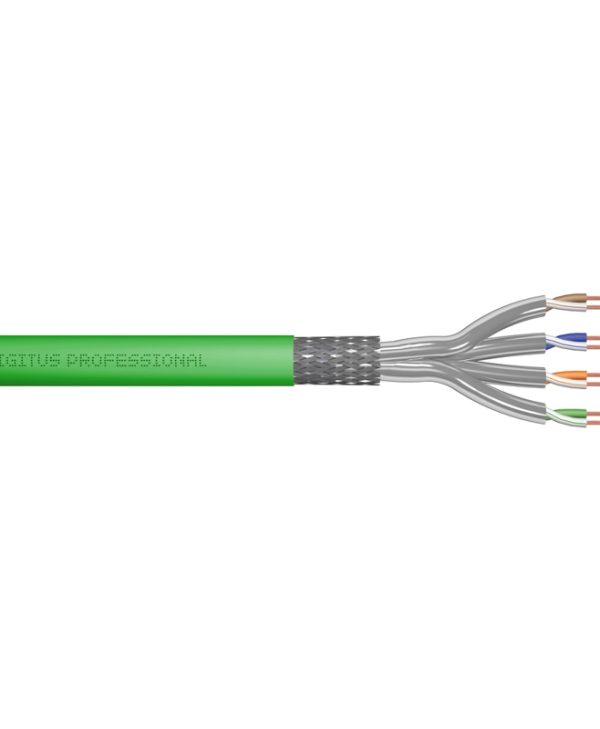 Digitus S/FTP Cat.8.2 LSZH-Dca Installation Simplex 100m Green DK-1843-VH-1