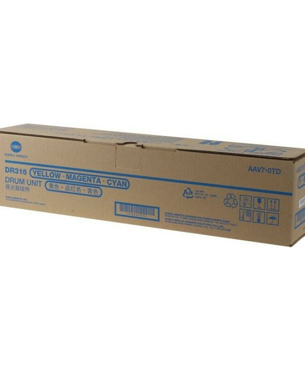 Konica Minolta DR316 Drum Kit Color 105k Pgs AAV70TD