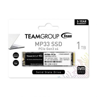 TeamGroup MP33 Pro 1TB M.2 2280 NVMe PCIe Gen3.0x4 TM8FPD001T0C101 - Image 3