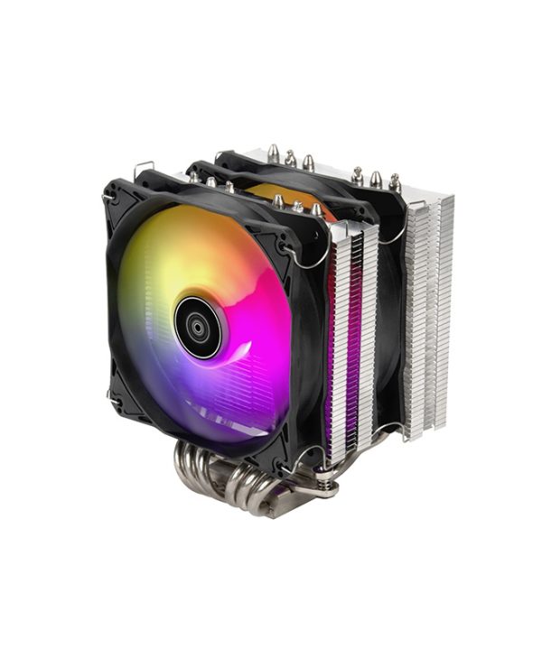 SilverStone Hydrogon D120 ARGB 12cm Dual Fan CPU Air Cooler  SST-HYD120-ARGB-V2