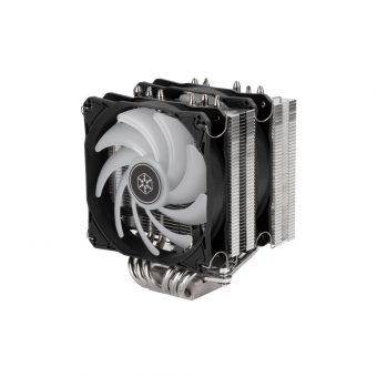 SilverStone Hydrogon D120 ARGB 12cm Dual Fan CPU Air Cooler  SST-HYD120-ARGB-V2 - Image 2