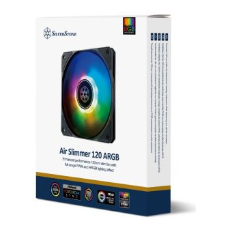 SilverStone Air Slimmer 120 ARGB 12cm Case Fan Black SST-AS120B-ARGB - Image 11