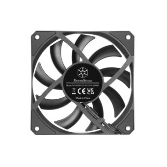 SilverStone Air Slimmer 120 12cm Case Fan Black SST-AS120B | SST-AS120B - Image 2