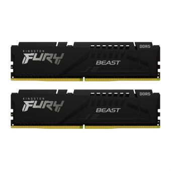 Kingston FURY Beast 64GB (2 x 32GB) 5200MHz DDR5 Black KF552C40BBK2-64