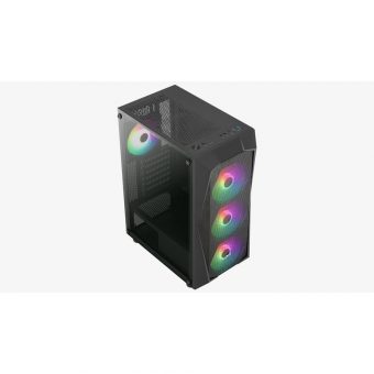 Aerocool Falcon Midi Tower Tempered Glass Black FALCON-G-BK-V2 - Image 11