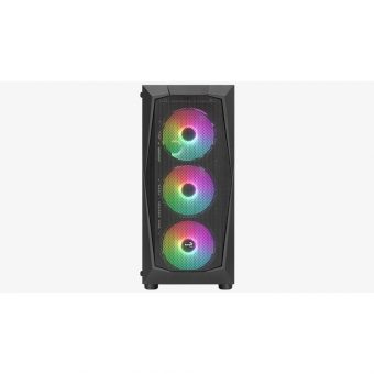 Aerocool Falcon Midi Tower Tempered Glass Black FALCON-G-BK-V2 - Image 12
