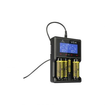 XTAR VC4 Usb Φορτιστής 4 Μπαταριών Li-ion/Ni-MH Μεγέθους AA,AAA,D,18650 - Image 2