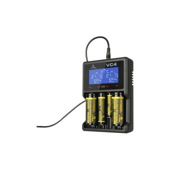XTAR VC4 Usb Φορτιστής 4 Μπαταριών Li-ion/Ni-MH Μεγέθους AA,AAA,D,18650 - Image 3