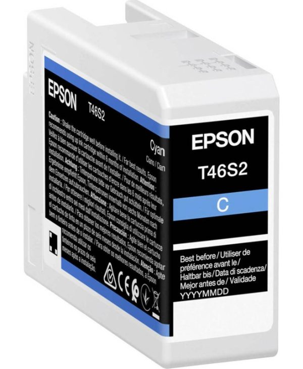 Epson T46S2 Ink Cyan 25ml C13T46S200