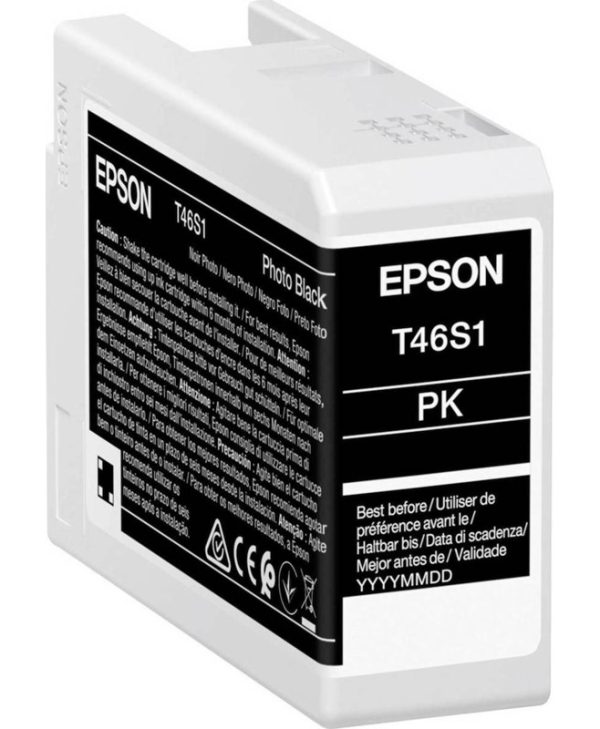 Epson T46S1 Ink Black 25ml C13T46S100