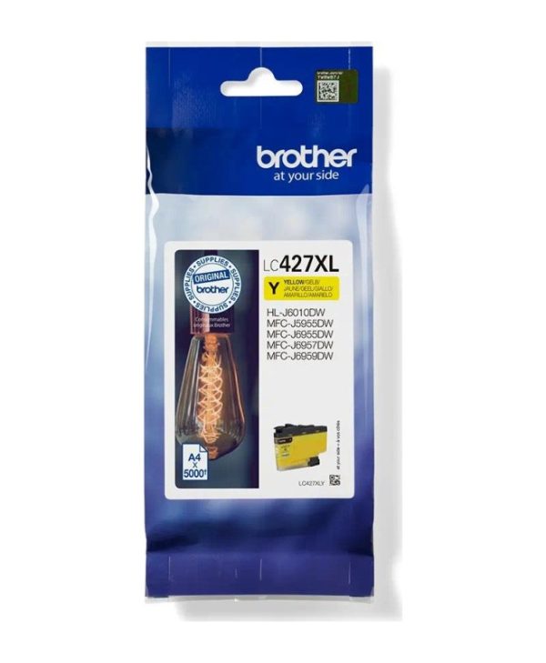 Brother LC-427XLY Ink Yellow 5k Pgs