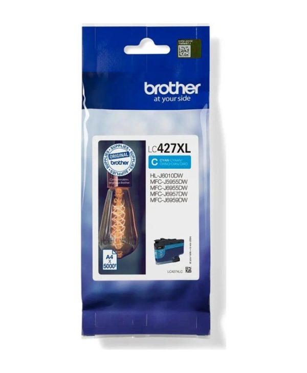 Brother LC-427XLC Ink Cyan 5k Pgs