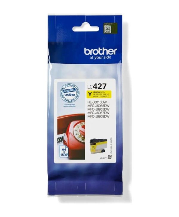 Brother LC-427Y Ink Yellow 1.5k Pgs
