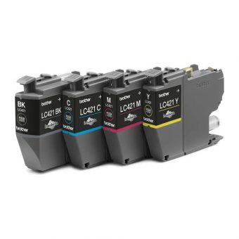 Brother LC-421VAL Ink MultiPack BK/C/M/Y 4x200Pgs - Image 2