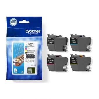 Brother LC-421VAL Ink MultiPack BK/C/M/Y 4x200Pgs - Image 3