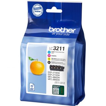 Brother LC-3211VP Ink MultiPack BK/C/M/Y 4x200 Pgs LC3211VALDR - Image 2