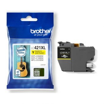 Brother LC-421XLY Ink Yellow 500 Pgs - Image 3