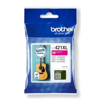 Brother LC-421XLM Ink Magenta 500 Pgs