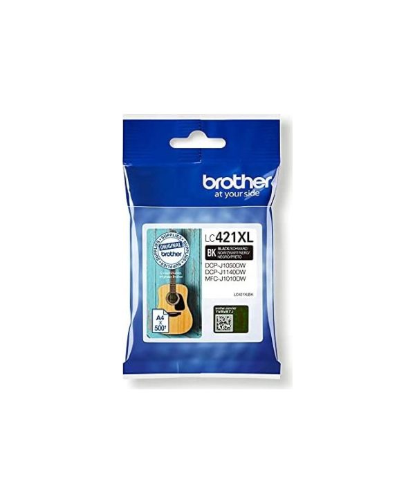 Brother LC-421XLBK Ink Black 500 Pgs