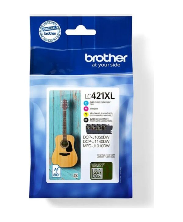 Brother LC-421XLVAL MultiPack BK/C/M/Y 4x500 Pgs