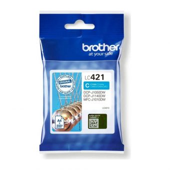 Brother LC-421C Ink Cyan 200 Pgs