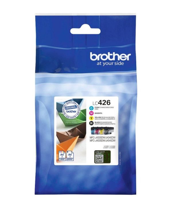 Brother LC-426 Ink MultiPack BK/C/M/Y LC426VAL