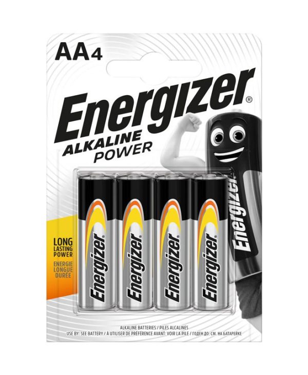 Energizer  AA-LR6 Alkaline Power 1.5V, 4 pieces 7638900246599