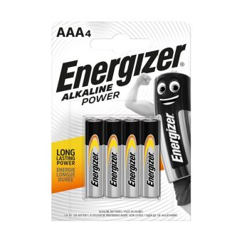 Energizer  AAA-LR03 Alkaline Power 1.5V, 4 pieces 7638900247893