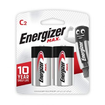 Energizer  C, LR14 Alkaline Max 1.5V, 2 pieces 7638900426809