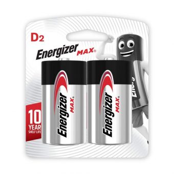 Energizer  D-LR20 Alkaline Max 1.5V, 2 pieces 7638900426823