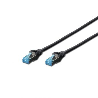 Digitus S/FTP RJ45 Cat.5e Snagless 5m Black DK-1531-050/BL