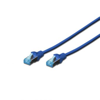 Digitus S/FTP RJ45 Cat.5e Snagless 0.5m Blue DK-1532-005/B