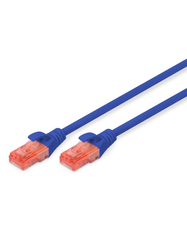 Digitus UTP RJ45 Cat.6 LSZH Snagles 0.5m Blue DK-1612-020/B