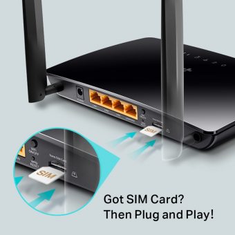 TP-Link 300Mbps Wireless N 4G LTE Router TL-MR6400 V5.2 - Image 4