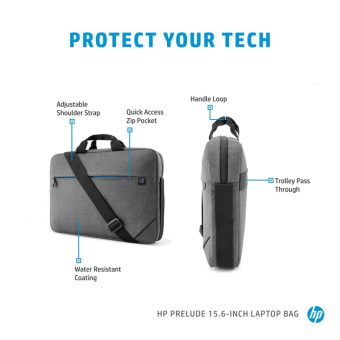 HP Prelude 15.6" Top Load Folder Grey 2Z8P4AA - Image 4