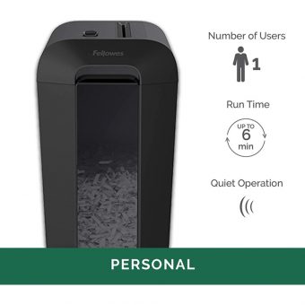 Fellowes Powershred LX65 Cross Cut Shredder 4400701 - Image 2