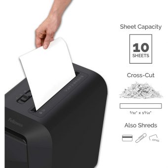Fellowes Powershred LX65 Cross Cut Shredder 4400701 - Image 3