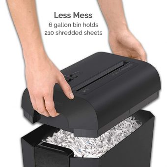 Fellowes Powershred LX65 Cross Cut Shredder 4400701 - Image 4