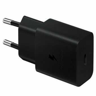 Samsung Φορτιστής με Θύρα USB-C και Καλώδιο USB-C PD15W, Μαύρος EP-T1510XBEGEU - Image 2